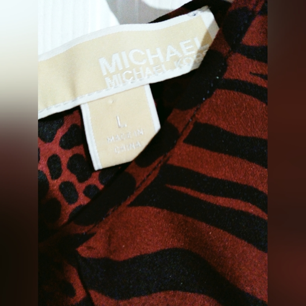 Michael Kors Sz LG Women's Blouse Lg - Picture 3 of 11
